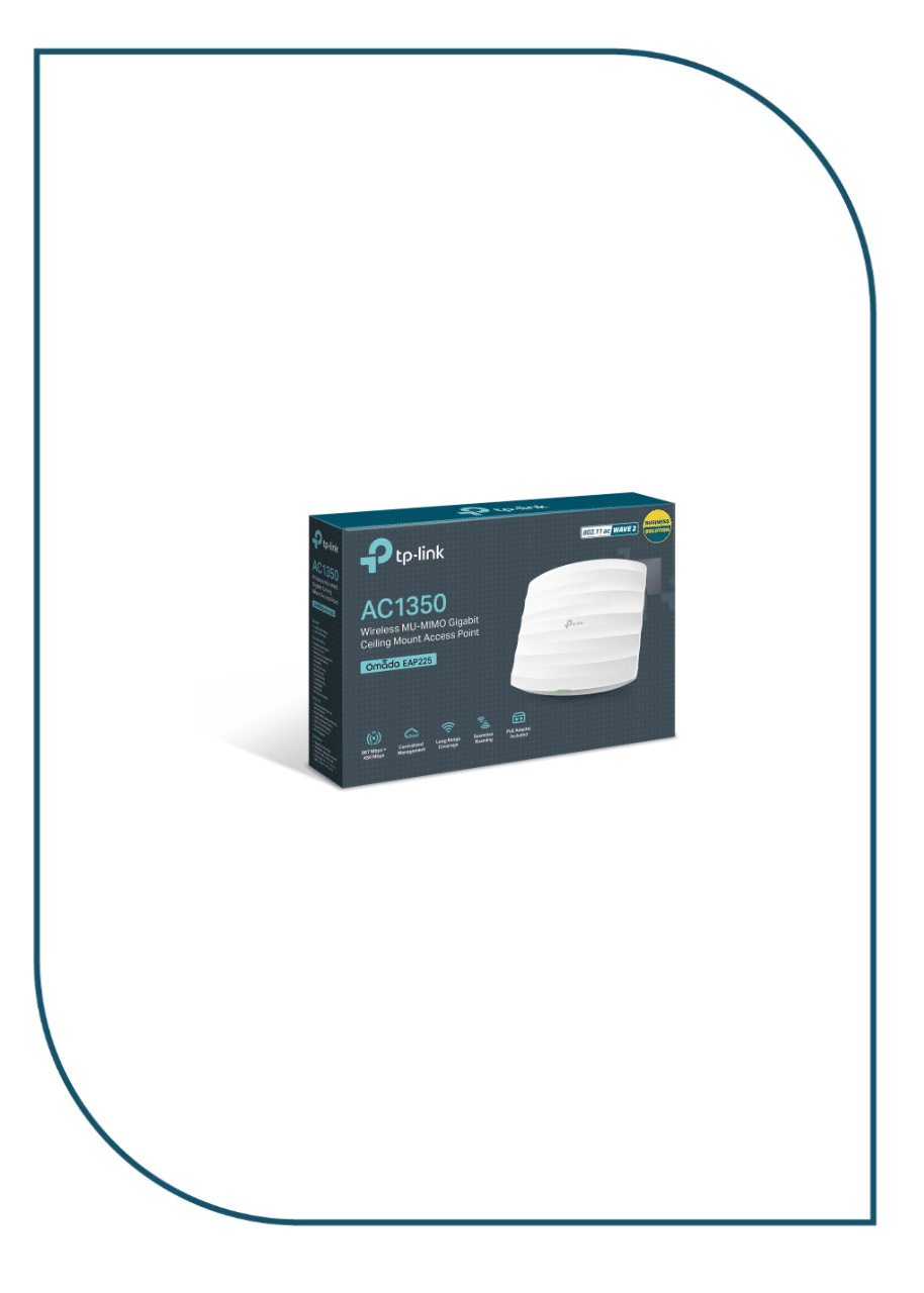 TP-Link EAP225 AC1350 Wireless MU-MIMO Gigabit Ceiling Mount Access Point - Image 2