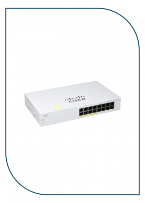 CBS110 Unmanaged Switch 16-port GE, Partial PoE CBS110-16PP-EU