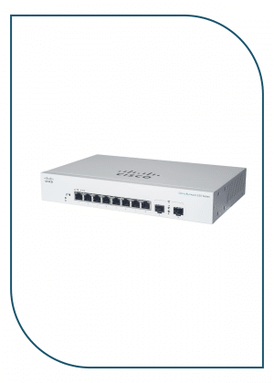 CBS220-8FP-E-2G Smart Switch | 8 Port GE | Full PoE | 2x1G SFP