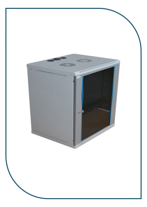 D-LINK OUT- DOOR RACK 9U 600*600 WITH 1 FAN , 1 SHLIF NWR-9U-6060- GR-IP55/K