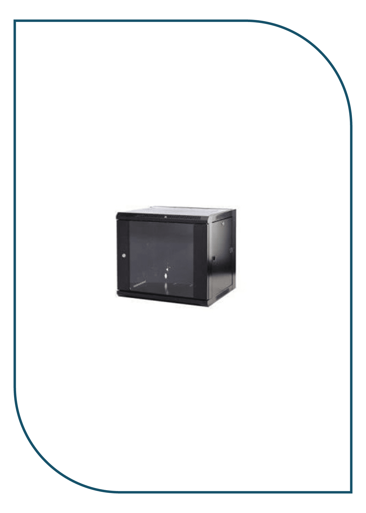 "D-LINK WALL MOUNT RACK 6U 600*450 WITH 1 FAN , 1 SHLIF NWR-6U-6045- BL-GL