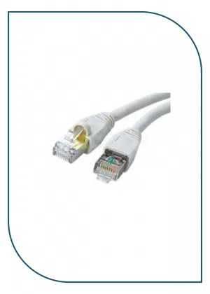 Premium Line Category 6A U/FTP Patch Cord, LSOH, Grey, 1m length 182820105