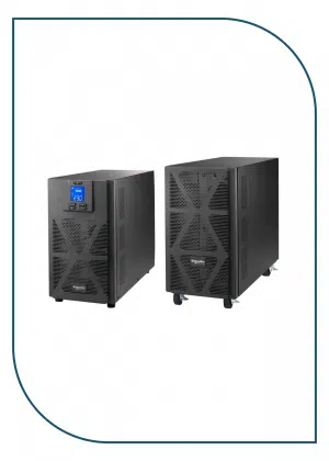 SRVS10KIL Easy UPS 1 Ph On-Line, 10kVA/10kW, Tower, 230V, 1x Hard wire 3-wire(1P+N+E) outlet, Intelligent Card Slot, LCD, Extended Runtime