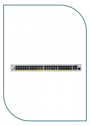 Cisco CBS350 Managed Switch 48-port GE, Full PoE, 4x1G SFP CBS350-48FP-4G-EU