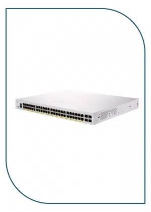 Cisco Business CBS250-48P-4G Smart Switch | 48 Port GE | PoE | 4x1G SFP
