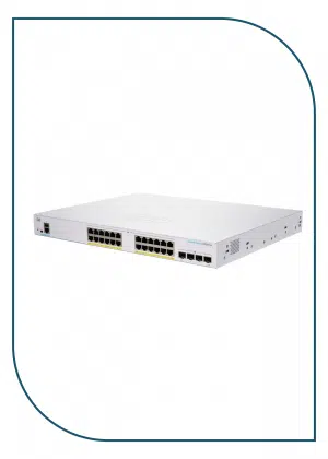 Cisco Business CBS250-24FP-4G Smart Switch | 24 Port GE | Full PoE | 4x1G SFP