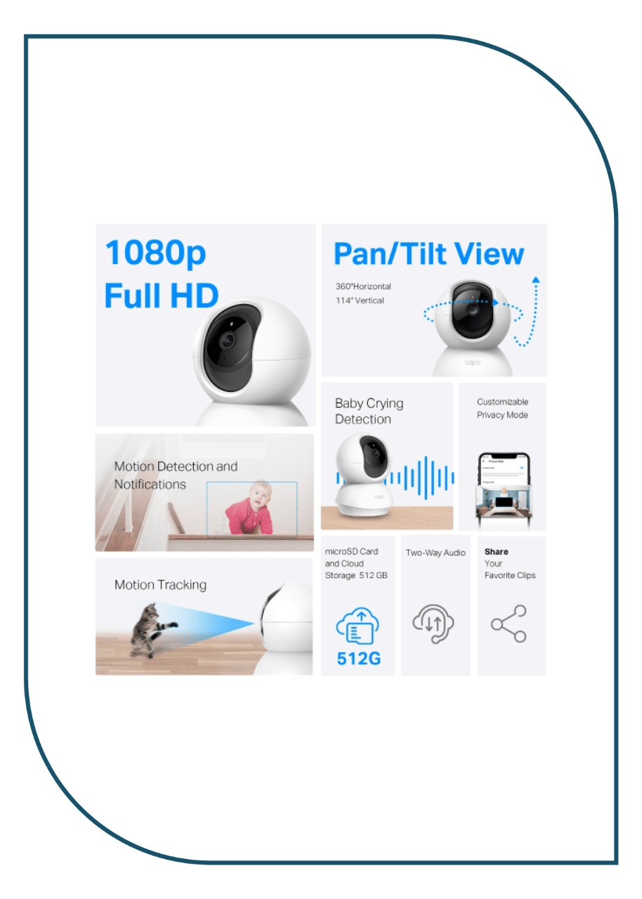 Tapo C200 PanTilt Home Security
