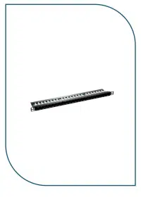 D-LINK Cat6 UTP Fully Loaded 24 Port Patch Panel- 0.5U/NPP-C61BLK243 NPP-C61BLK243
