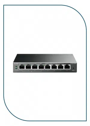 TP-Link (TL-SG108PE) 8-Port Gigabit Easy Smart Switch with 4-Port PoE+ TL-SG108PE
