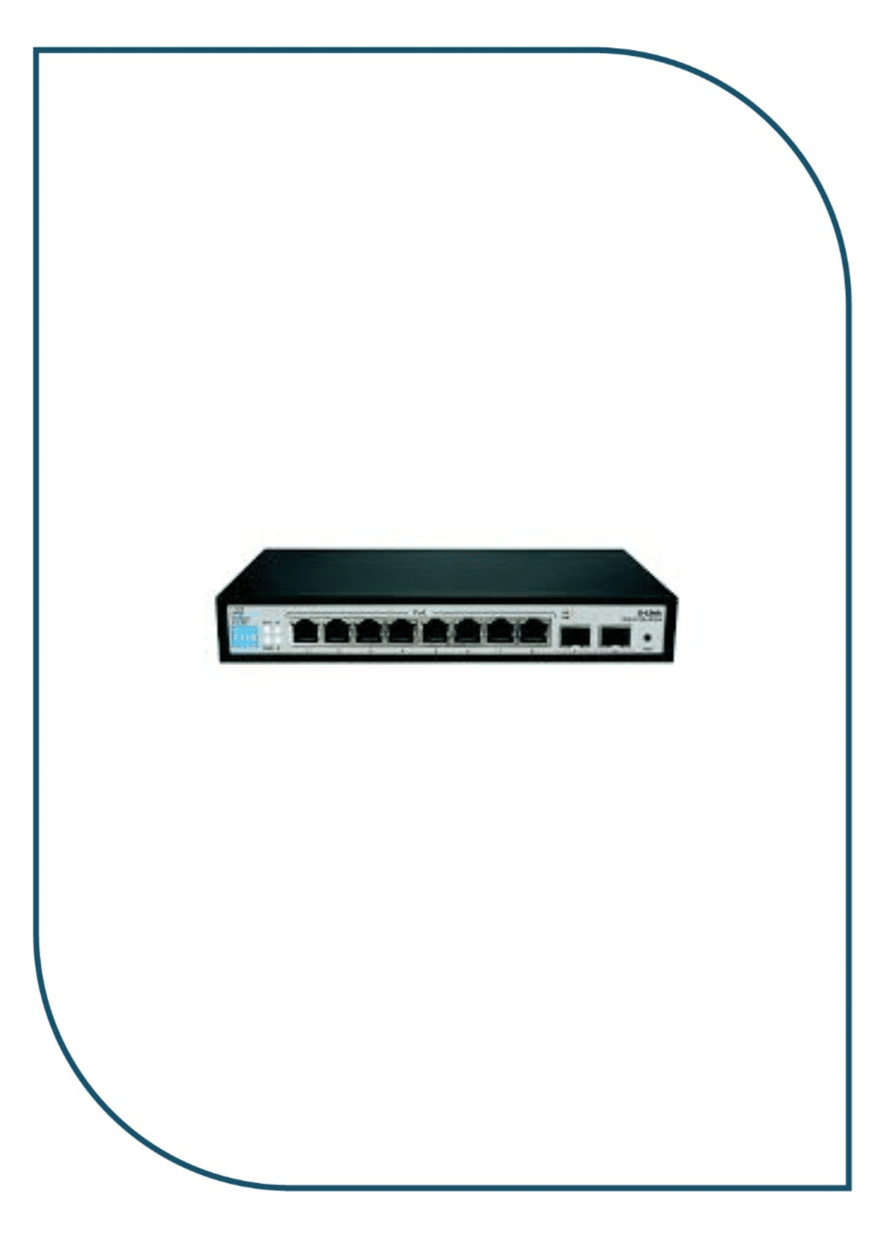 DES-F1016P-E 16-Port 10/100 Long Range PoE+ Surveillance Switch DES-F1016P-E
