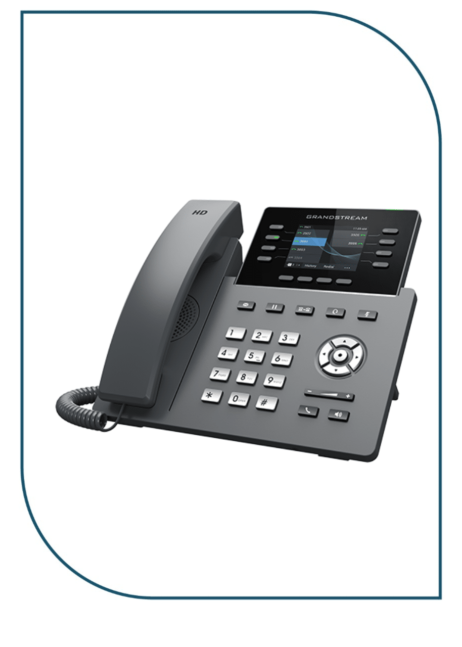 GRP2624 Grandstream 8Line Professional IP Phone - Image 2
