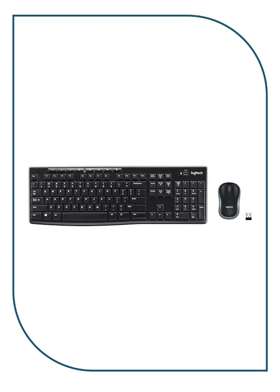 LOGITECH MK270 Wireless Combo - BLACK - ARA (920-004519) LOGITECH MK270