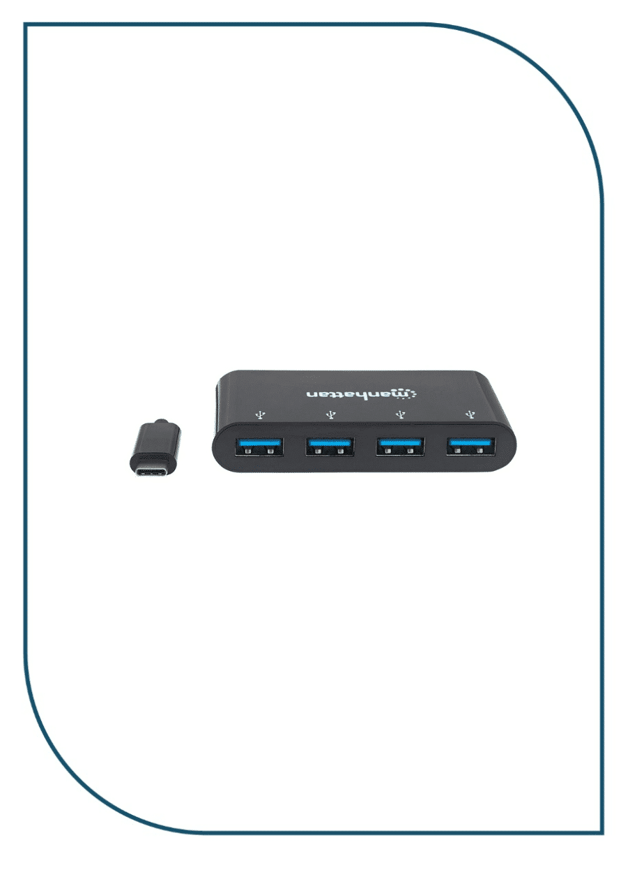 Manhattan (CV259) USB 3.1Gen 1 Type-C Hub 4 Type-A Ports Bus Power CV259