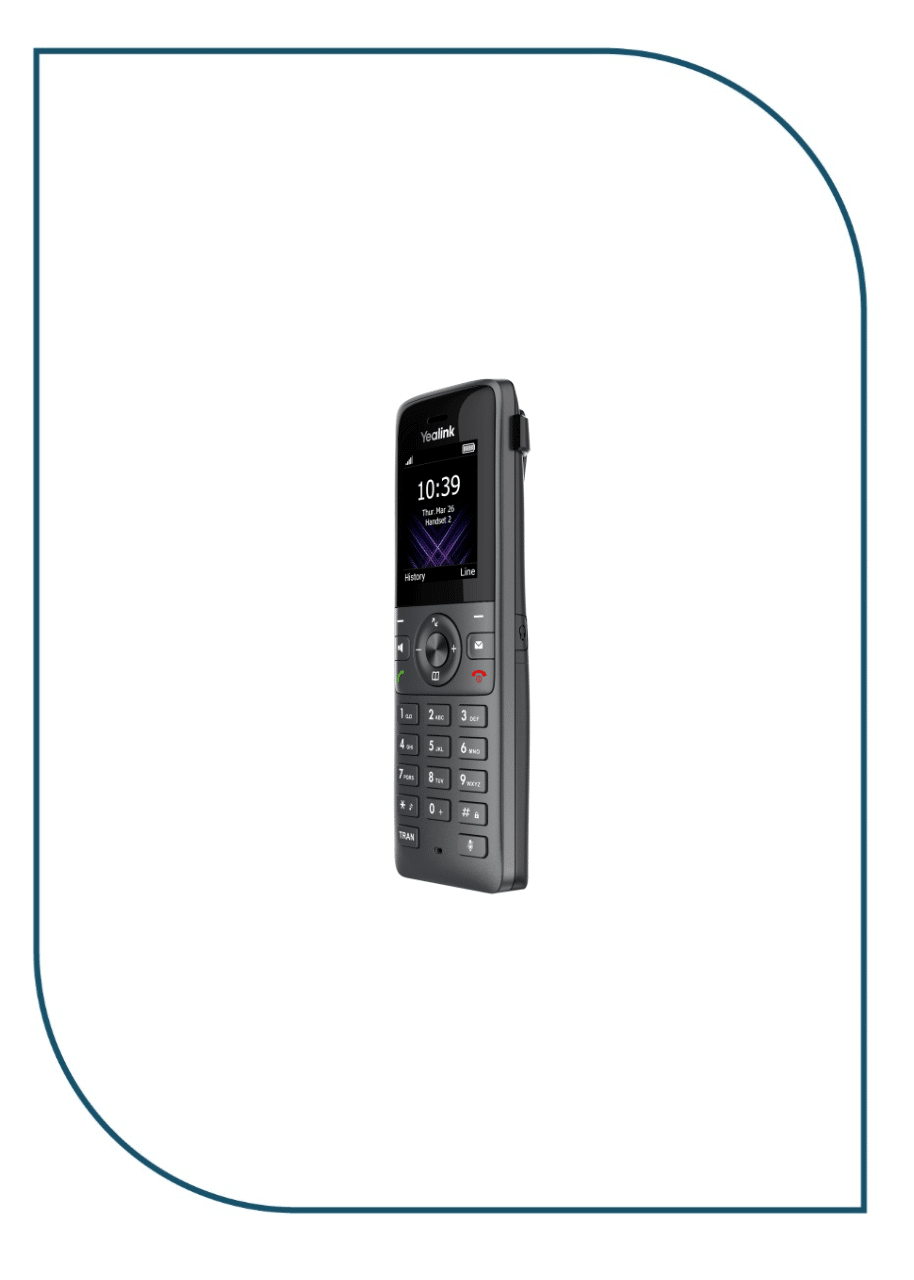 Yealink W73H wireless IP phone DECT Handset - Image 2