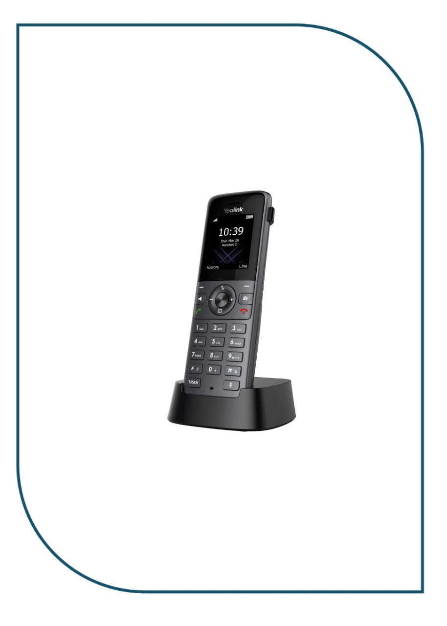 Yealink W73H wireless IP phone DECT Handset - Image 3