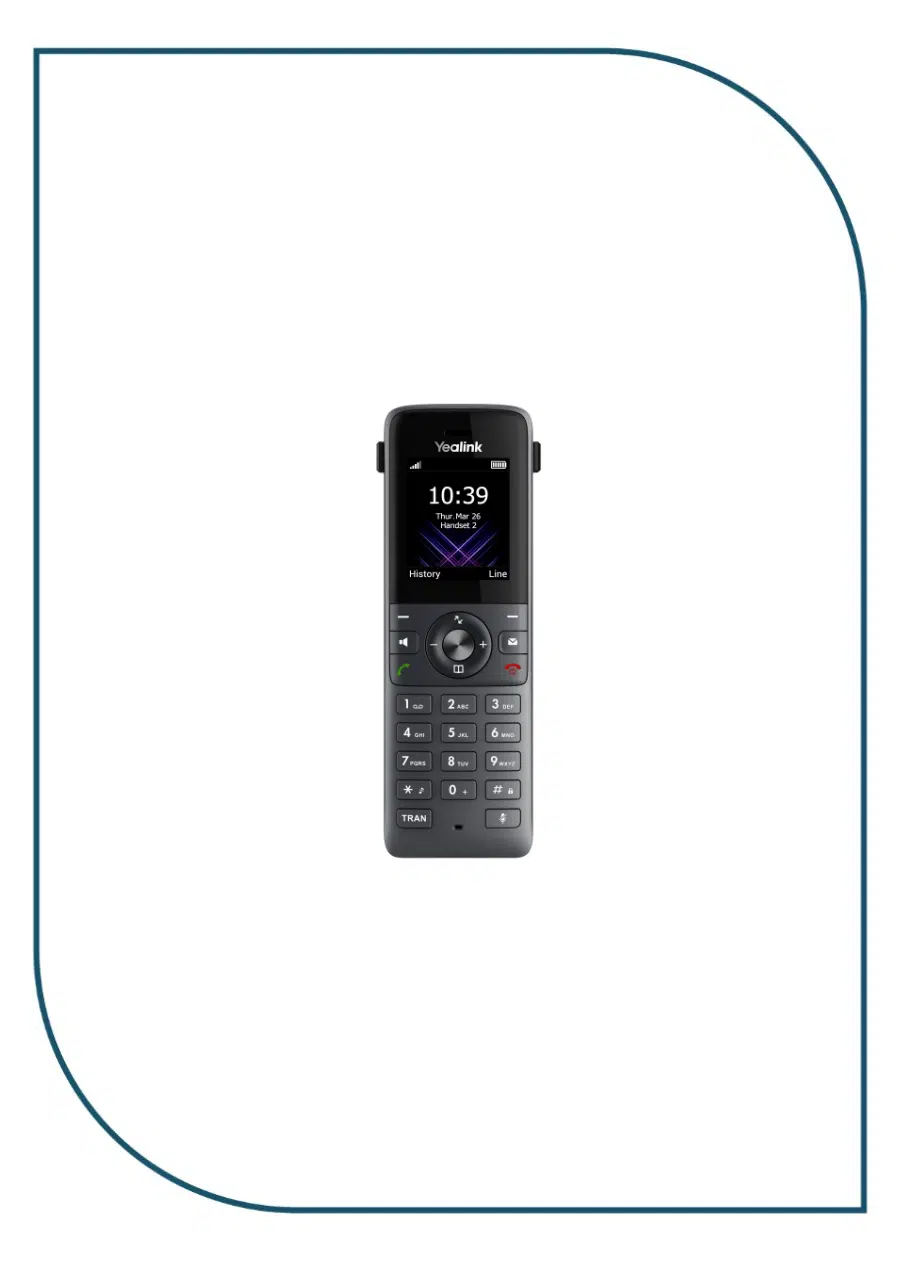 W73H Yealink W73H wireless IP phone DECT Handset - Image 5