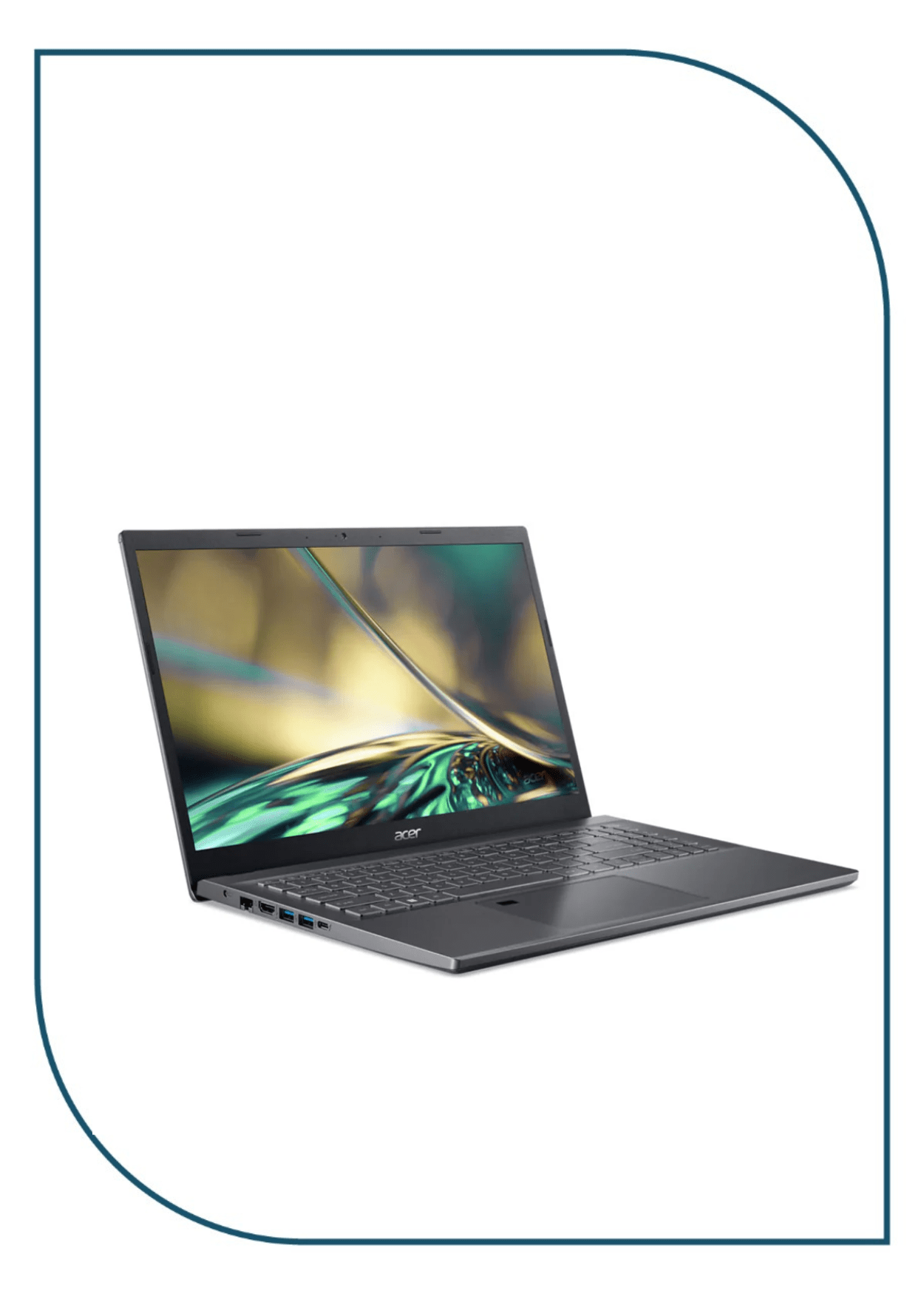 Acer Aspire 5 A515-57G-56DQ Laptop (Intel Core i5-1235U - 8GB Ram - M.2 NVMe 512GB - Nvidia RTX 2050 4GB- 15.6 Inch FHD IPS) - Steel Gray - Image 2