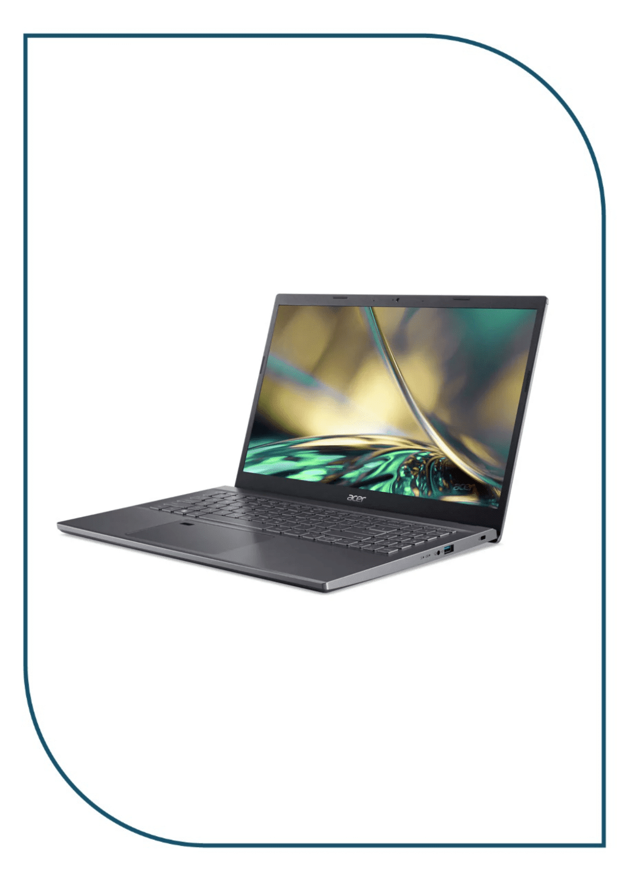 Acer Aspire 5 A515-57G-56DQ Laptop (Intel Core i5-1235U - 8GB Ram - M.2 NVMe 512GB - Nvidia RTX 2050 4GB- 15.6 Inch FHD IPS) - Steel Gray - Image 3