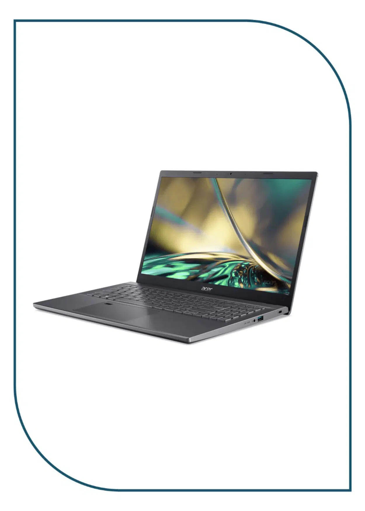 Acer Aspire 5 A515-57G-56DQ Laptop (Intel Core i5-1235U - 8GB Ram - M.2 NVMe 512GB - Nvidia RTX 2050 4GB- 15.6 Inch FHD IPS) - Steel Gray - Image 3