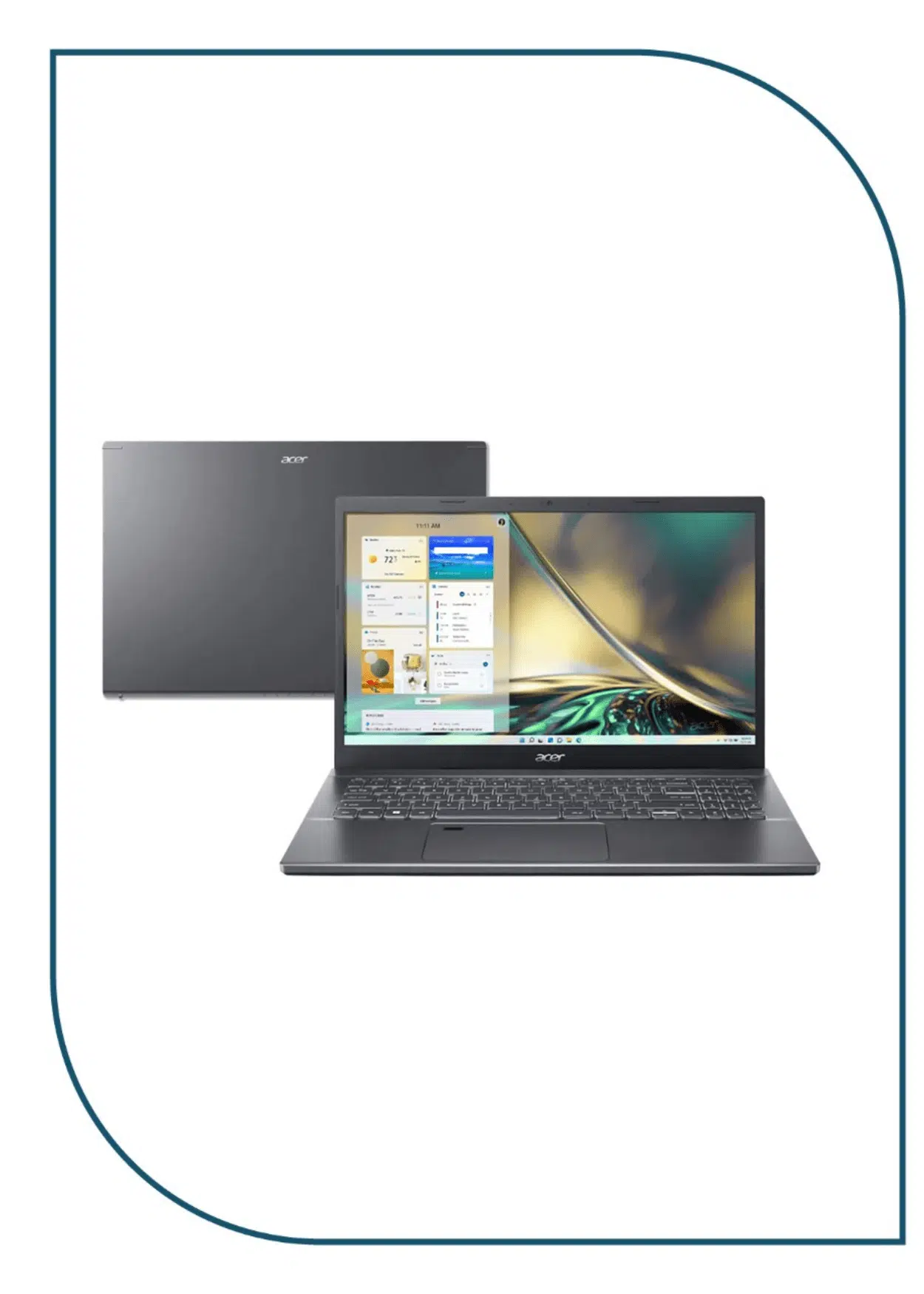 Acer Aspire 5 A515-57G-56DQ Laptop (Intel Core i5-1235U - 8GB Ram - M.2 NVMe 512GB - Nvidia RTX 2050 4GB- 15.6 Inch FHD IPS) - Steel Gray - Image 4