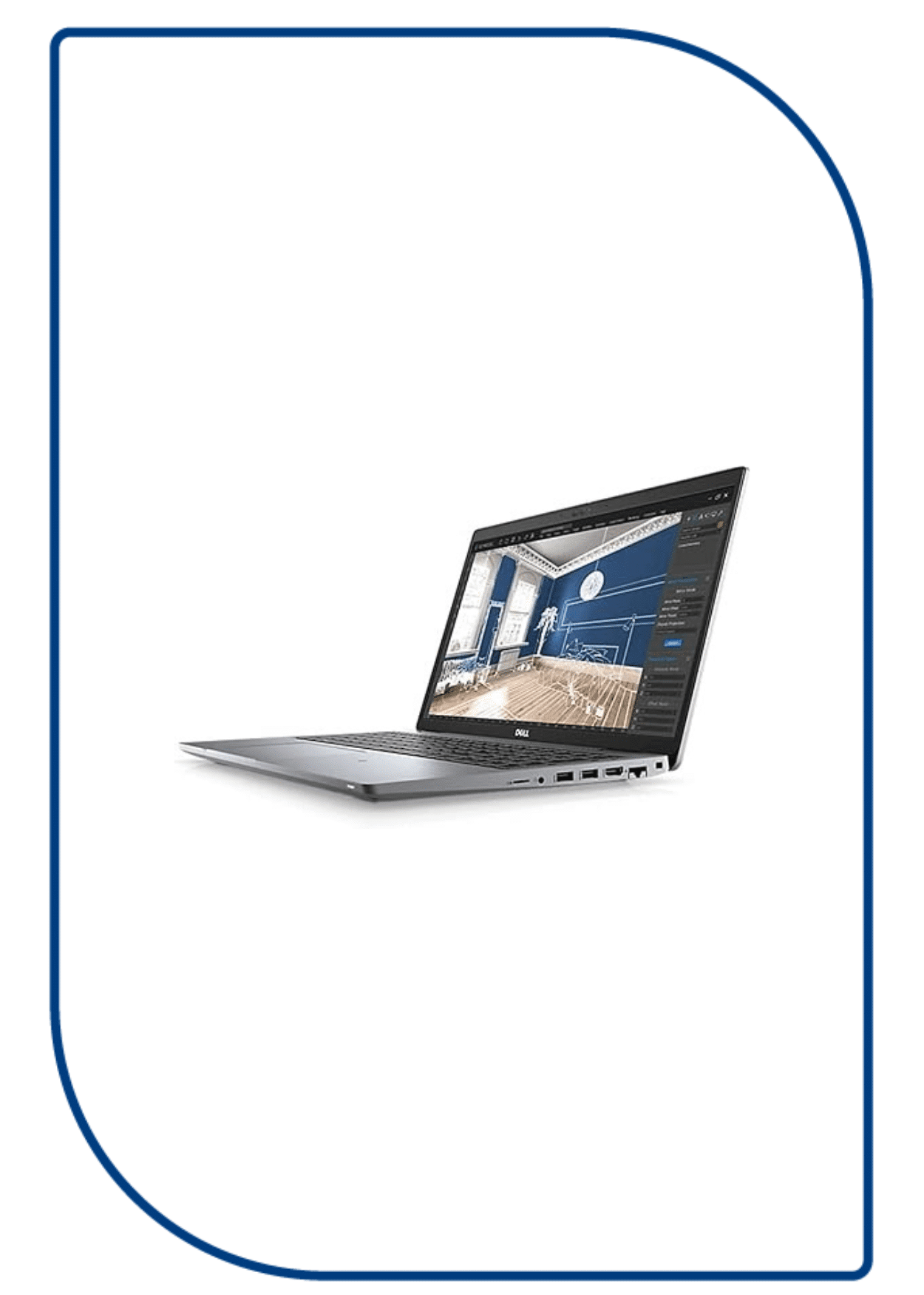 Dell Precision 3560 Mobile Workstation Laptop (Intel Core i7-1165G7 - 16GB DDR4 - M.2 512GB - Nvidia T500 2GB - 15.6 Inch FHD Touchscreen - Cam) Original Used - Image 2