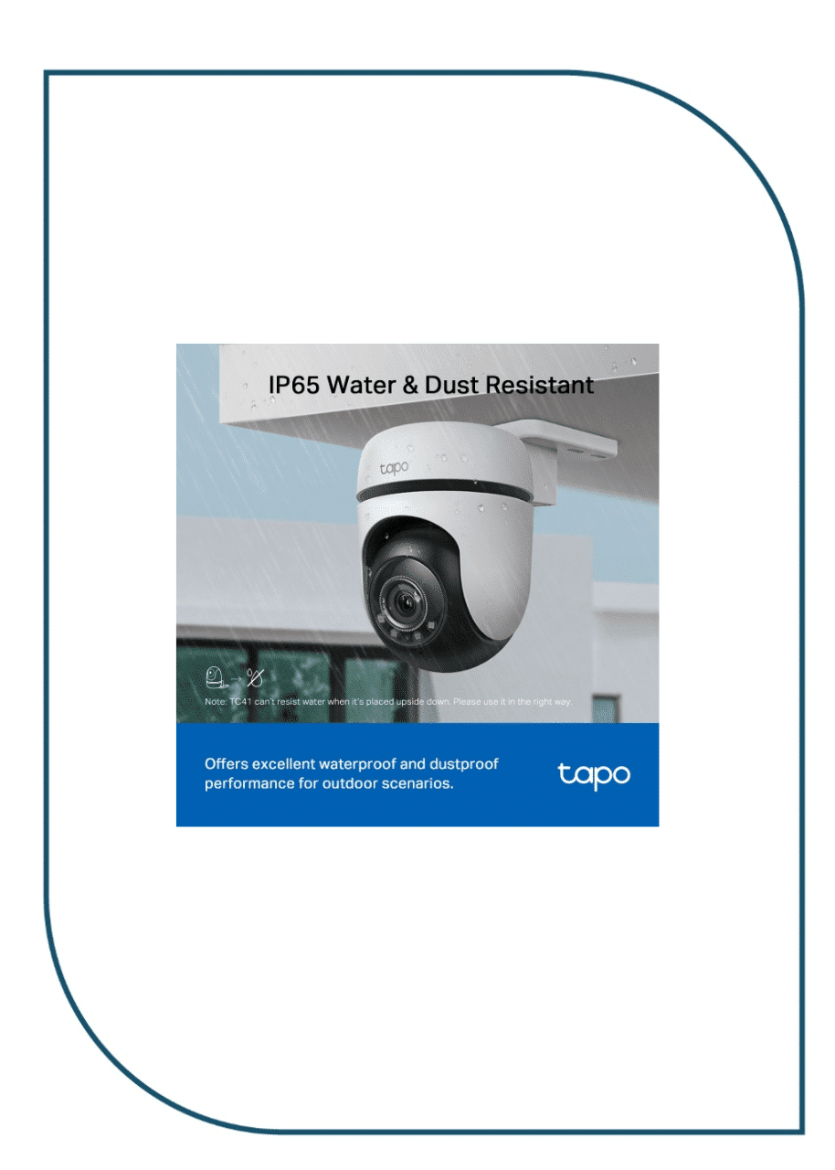 Outdoor Pan/Tilt Security WiFi Camera TC41