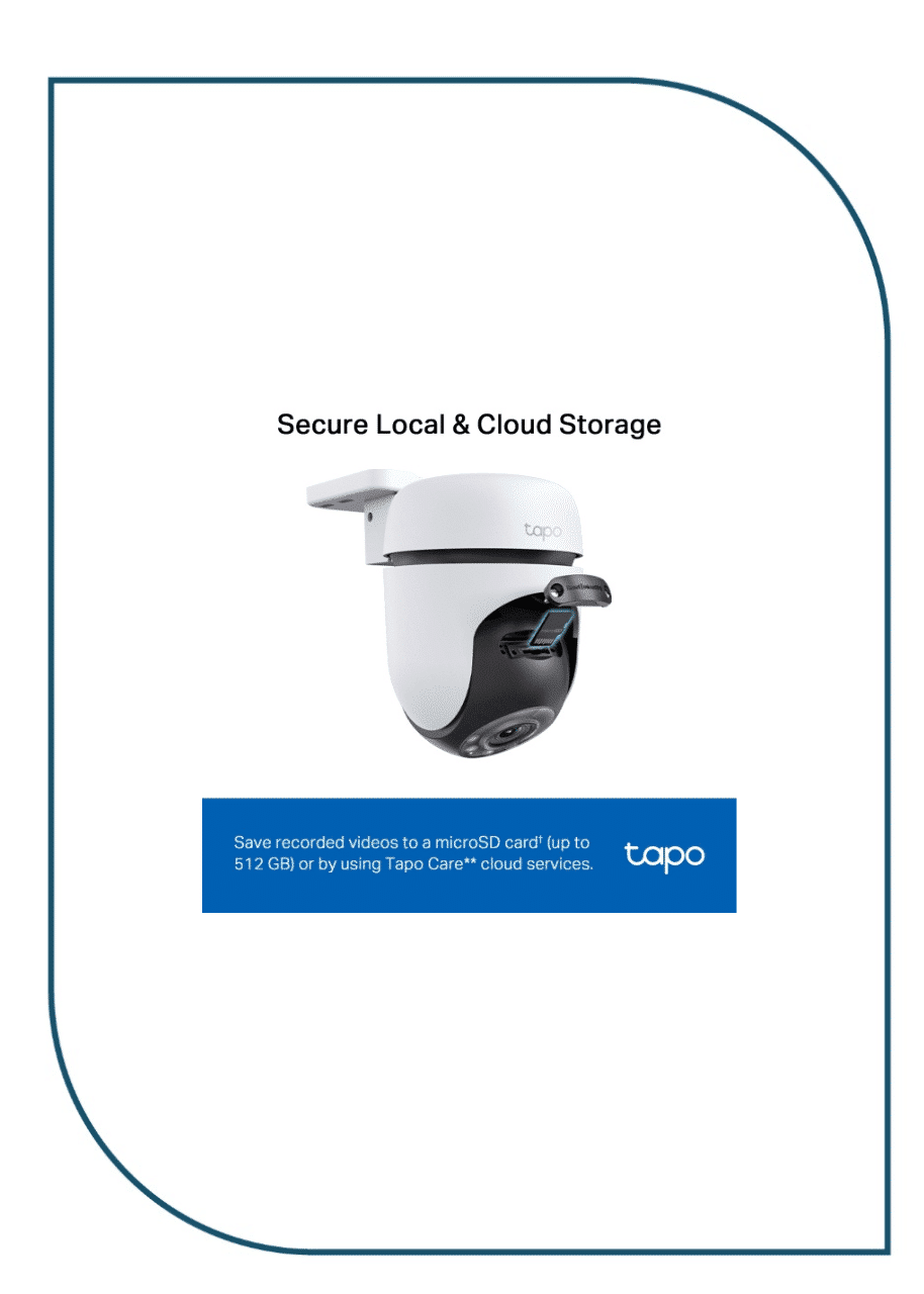 Outdoor Pan/Tilt Security WiFi Camera TC41