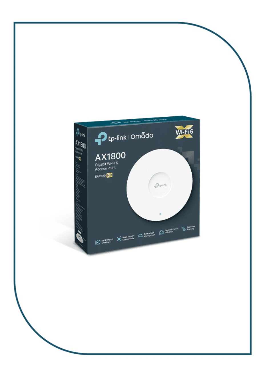 AX1800 Ceiling Mount WiFi 6 Access Point EAP620 HD