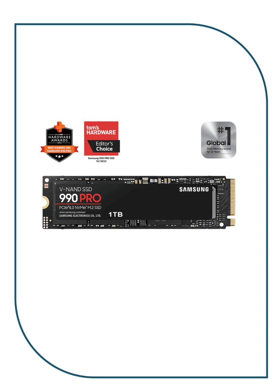 SAMSUNG SSD-1T-990-PRO-M.2 SSD