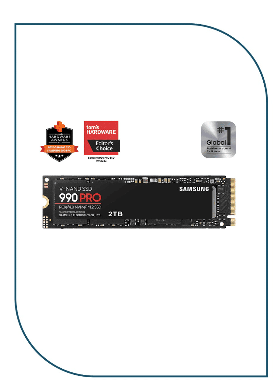Samsung 990 PRO 2TB M.2 NVMe Gen4 SSD (MZ-V9P2T0B/AM) Samsung 990 PRO 2TB M.2 NVMe Gen4 SSD (MZ-V9P2T0B/AM)