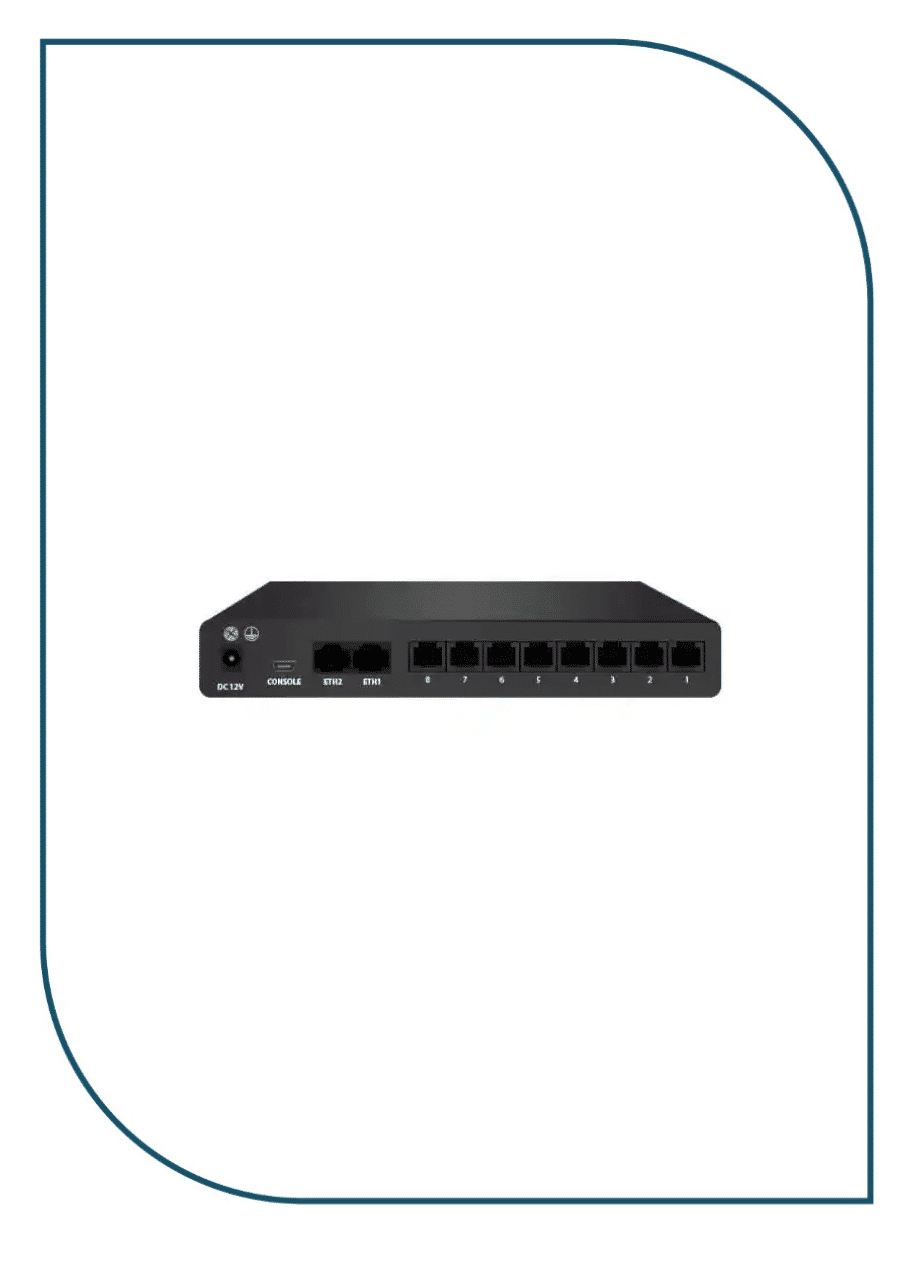 FiberMe FAG3108 FXS Gateway FAG3108