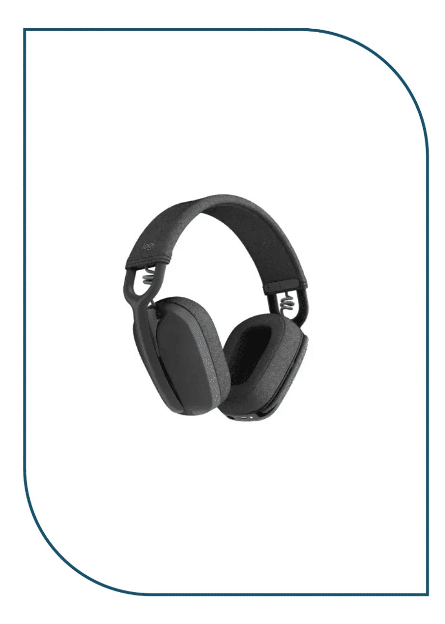 Logitech® Zone Vibe 100 wireless headphones - GRAPHITE Logitech Zone Vibe 100