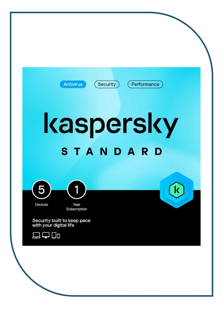 Kaspersky Standard Middle East Edition. 5-Device 1 year Base Download Pack KL1041IDEFS