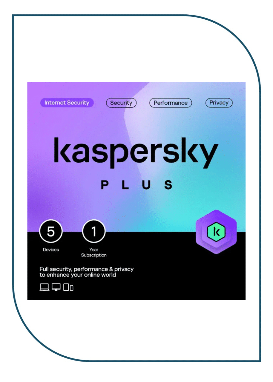 Kaspersky Plus Middle East Edition. 5-Device 1 year Base Download Pack KL1042IDEFS