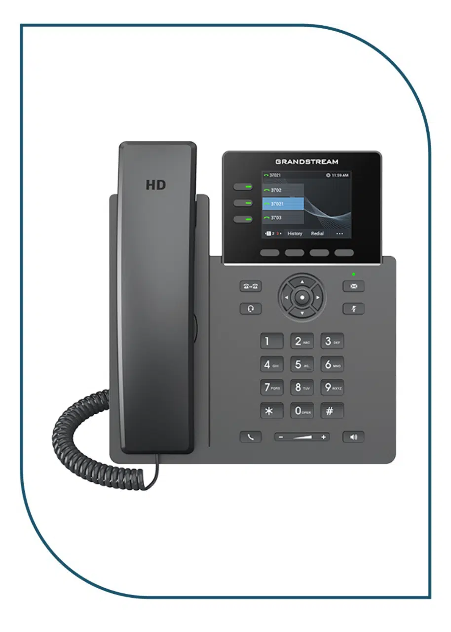 Grandstream GRP2611G 3-Line Carrier-Grade IP Phone GRP2610