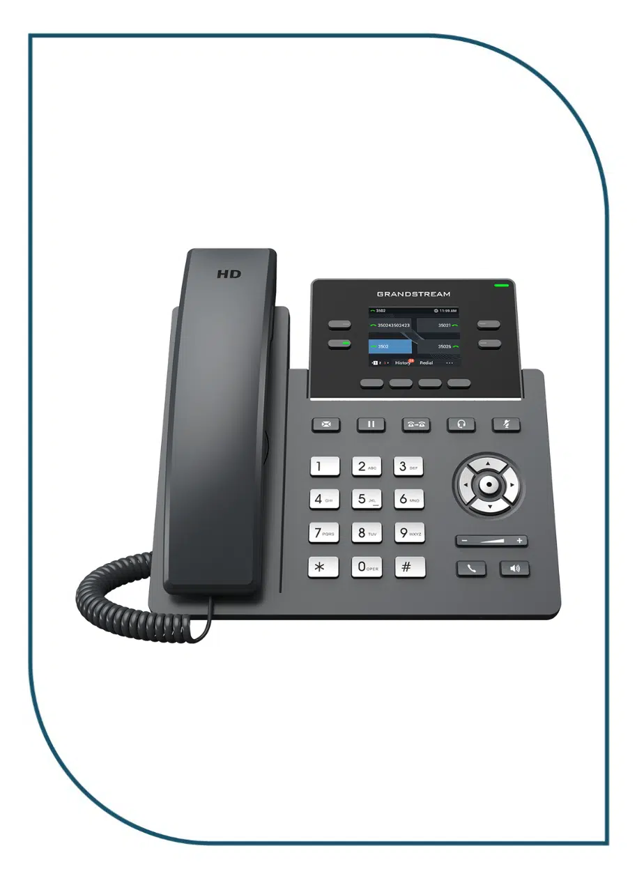 Grandstream GRP2612G 4-Line Professional IP Phone Designed for Mass Deployment and Easy Management GRP2612G