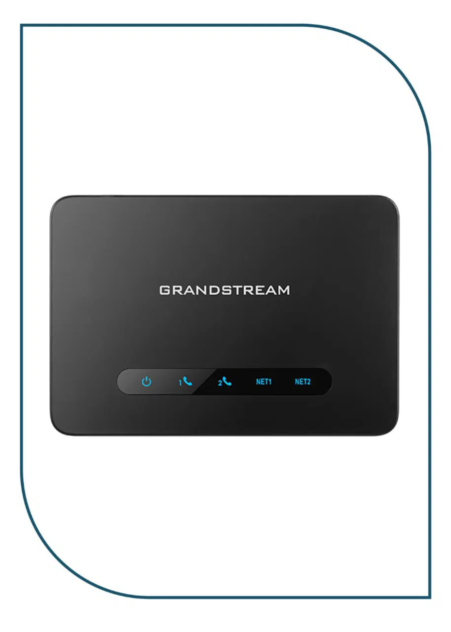 Grandstream (HT812 v2) Powerful 2-Port ATA with Gigabit NAT Router HT812 v2