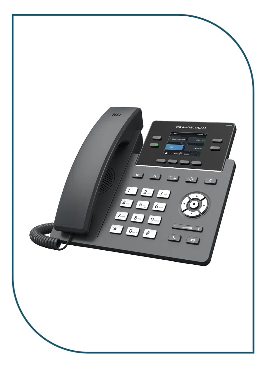 Grandstream GRP2612 4-Line Professional IP Phone Designed for Mass Deployment and Easy Management GRP2612