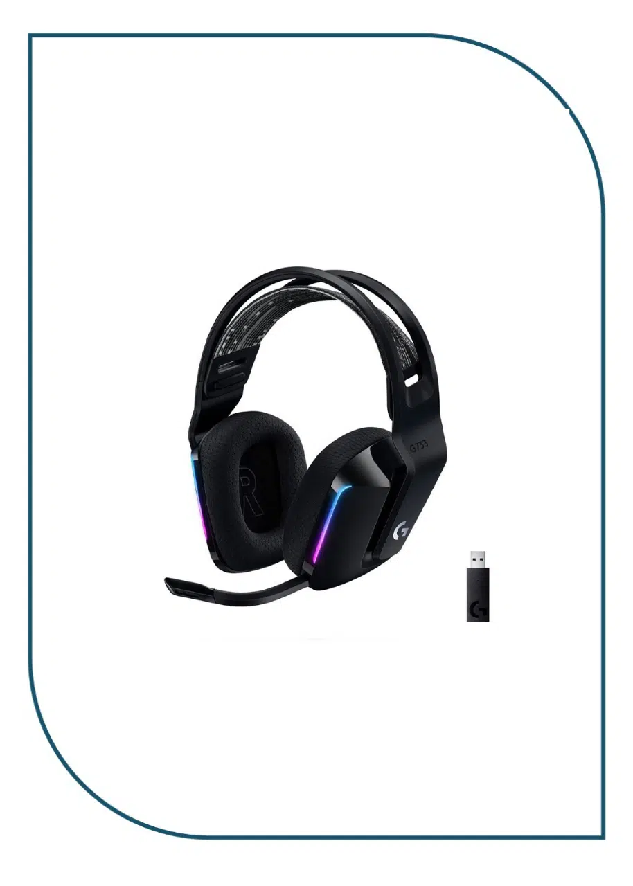 Logitech® G733 LIGHTSPEED Wireless RGB Gaming Headset - BLACK - EMEA Logitech G733