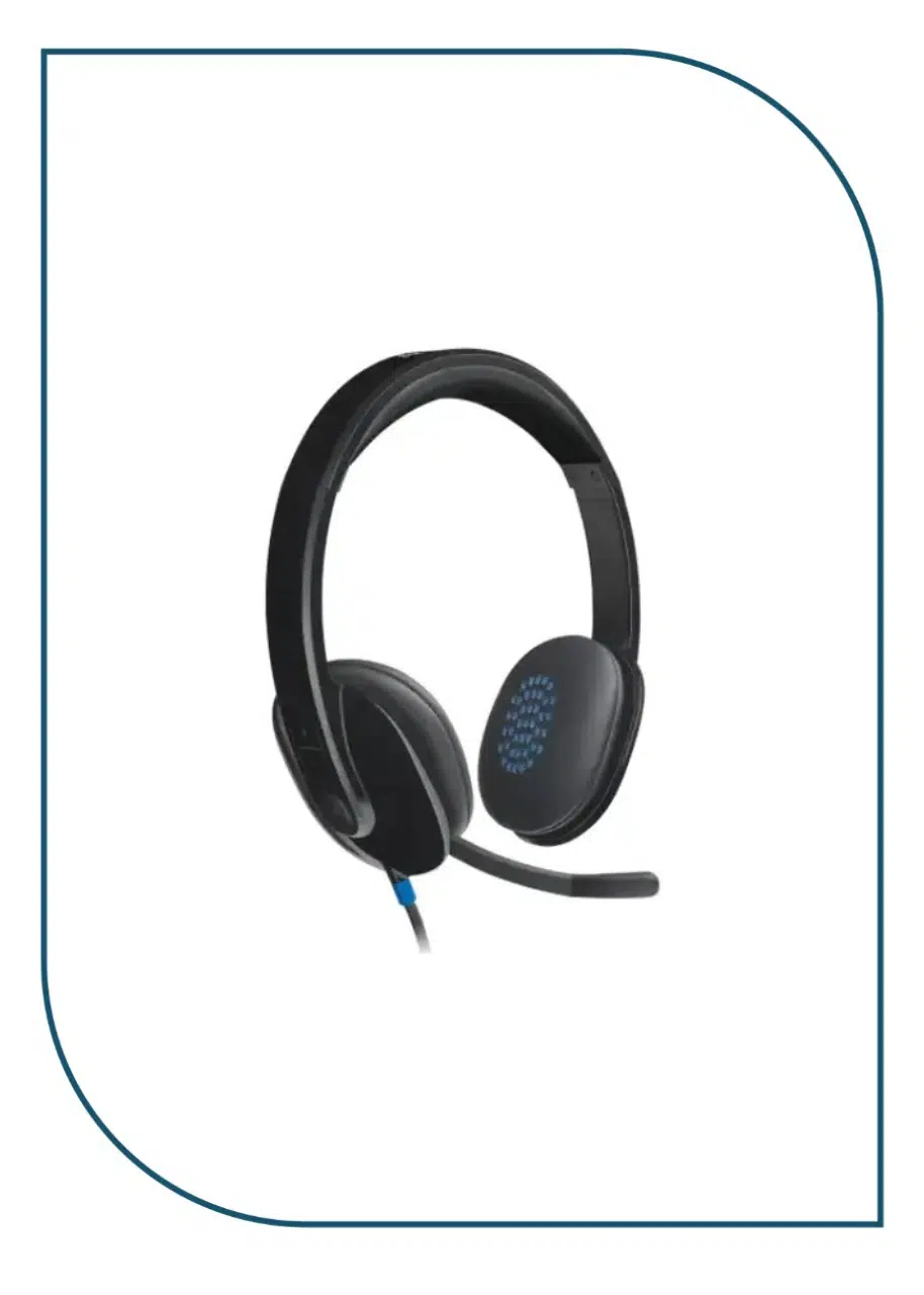 Logitech H540 USB Headset for PC Calls and Music - Black (981-000480) Logitech H540