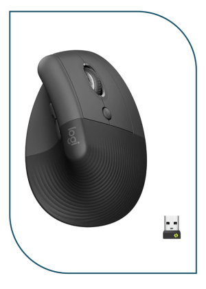 LOGITECH Lift Bluetooth Vertical Ergonomic Mouse