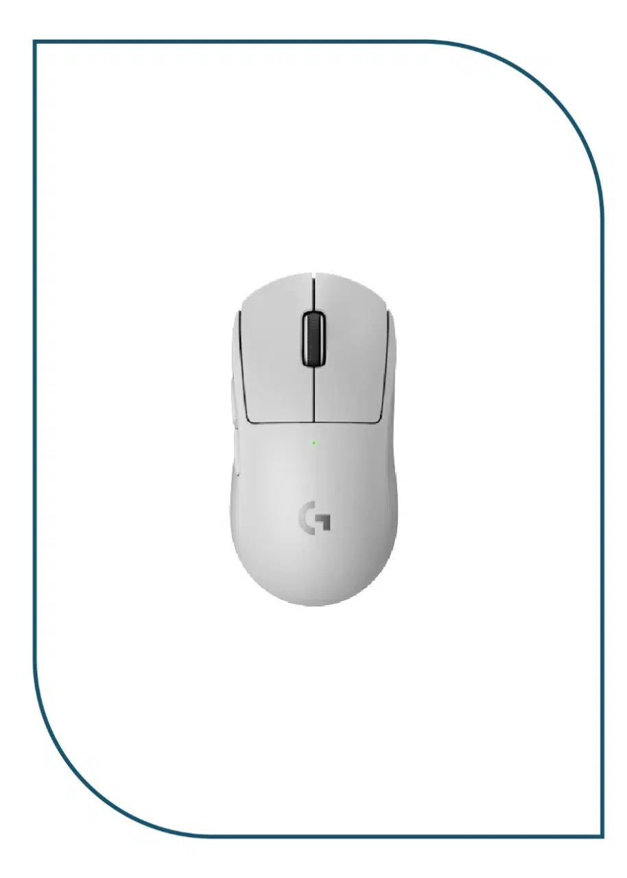 Logitech PRO X SUPERLIGHT 2 LIGHTSPEED Wireless Gaming Mouse – White - (910-006639) Logitech G PRO X SUPERLIGHT 2