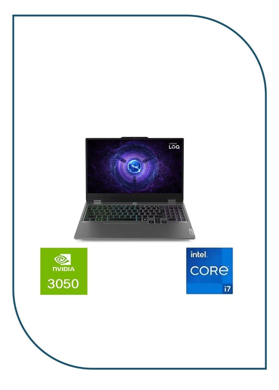 Lenovo LOQ 15IRX9 i7-13650HX RTX 3050-16GB-SSD 512 GB-RTX 3050 6GB-15.6 FHD 144Hz-Luna Grey Lenovo LOQ 15IRX9 i7-13650HX RTX 3050
