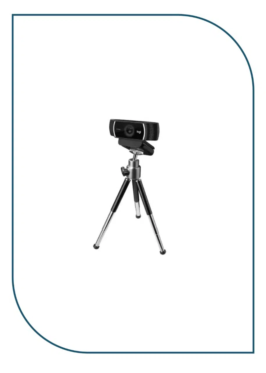 LOGITECH C922 Pro Stream Webcam - Tripod - BLACK - USB (960-001088) LOGITECH C922