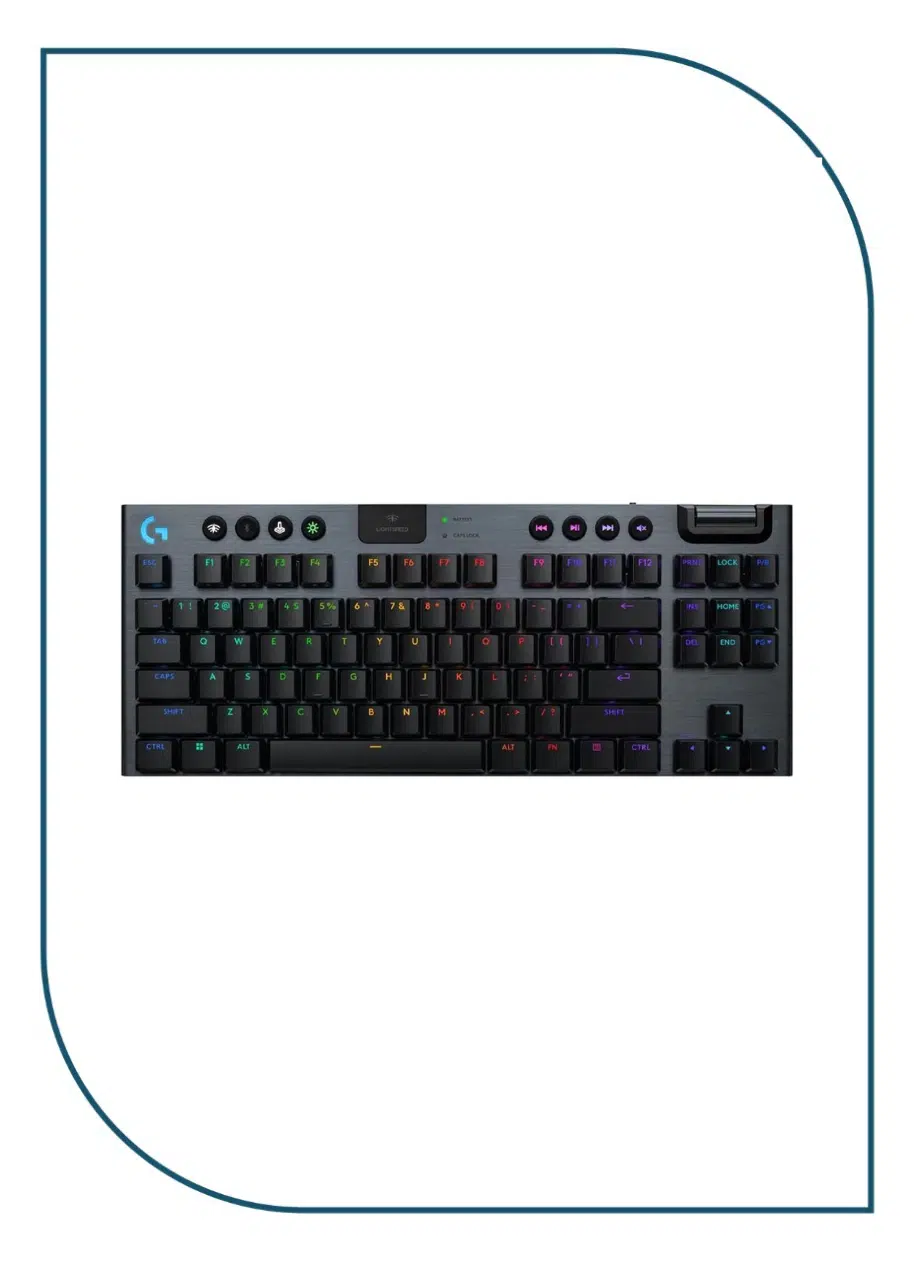 LOGITECH G915 X LIGHTSPEED TKL Wireless Gaming Keyboard - BLACK - US INT'L - 2.4GHZ/BT - EMEA28i-935 - TACTILE Logitech G915 X