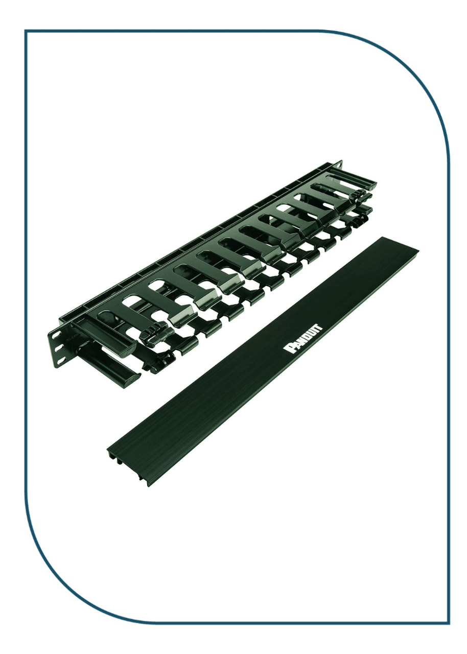 Panduit (WMPFSE) The single-sided cable manager is 1 RU WMPFSE