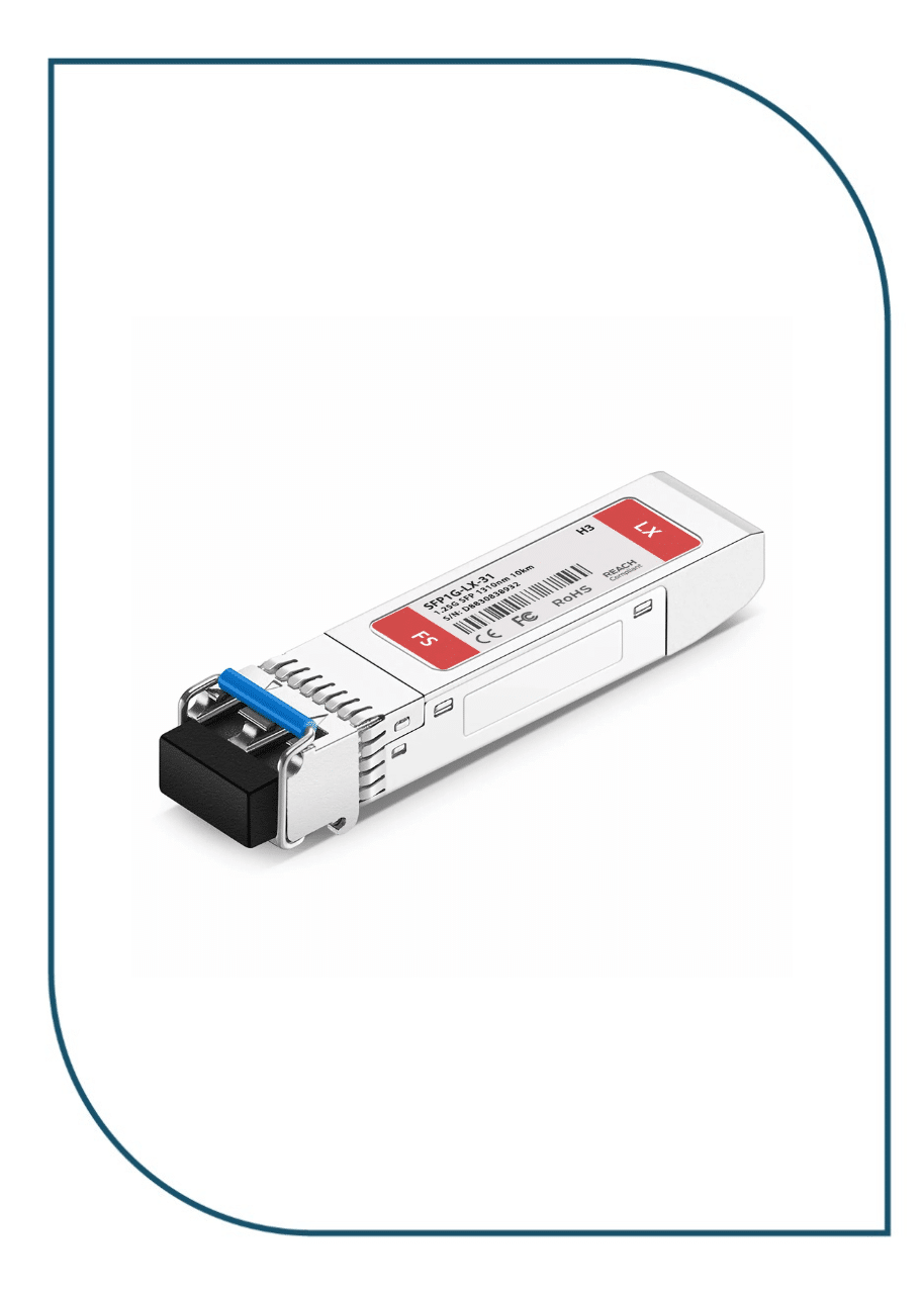 HPE (JD119A) Compatible 1000BASE-LX SFP 1310nm 10km Duplex LC/UPC SMF Transceiver Module JD119A