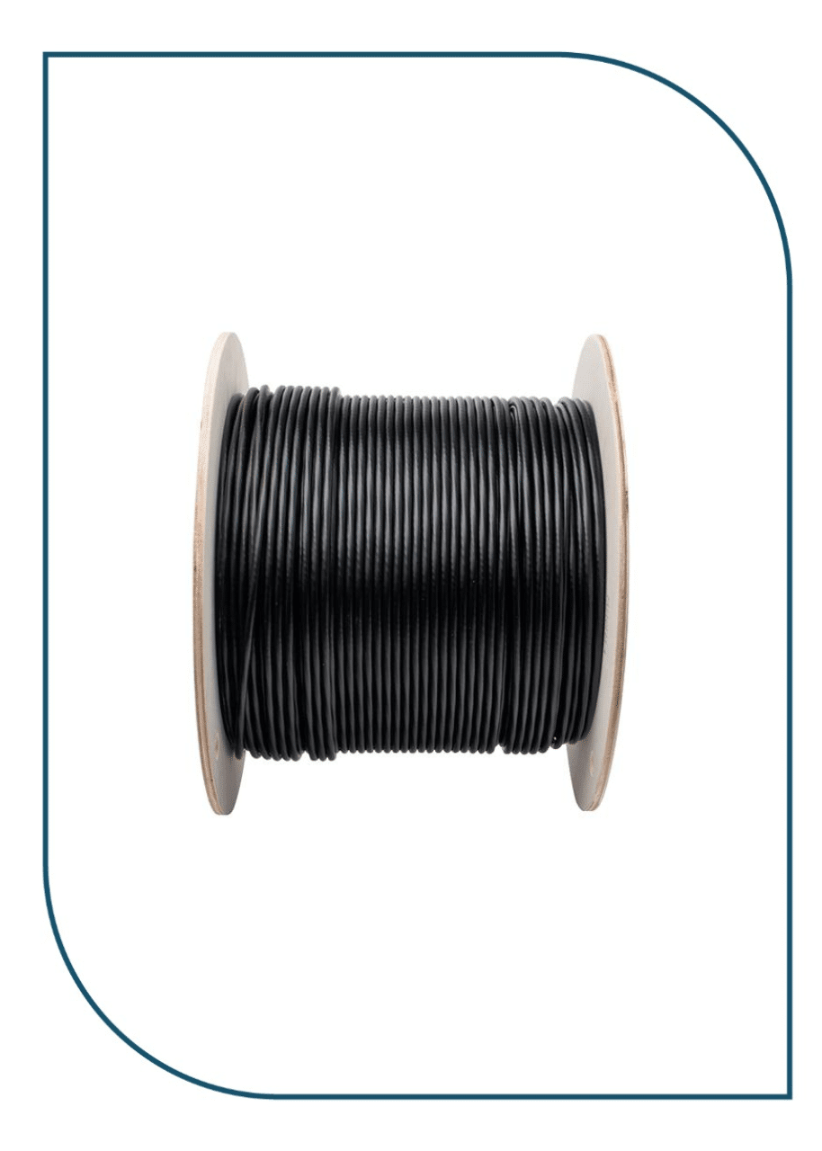 Panduit (PUO6C04) Copper Cable, Cat 6, 23 AWG, U/UTP, Outdoor, Black PUO6C04