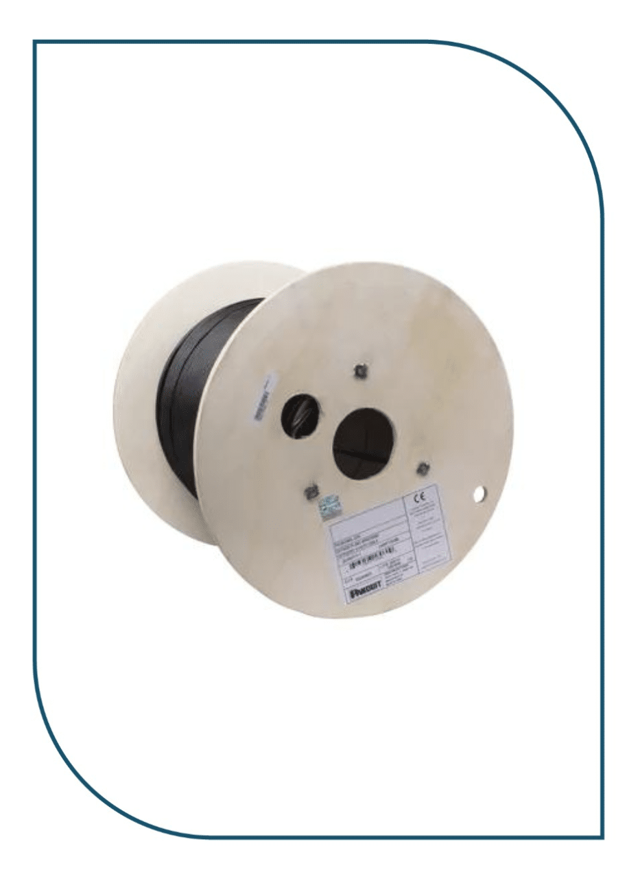 Panduit (PUO6C04) Copper Cable, Cat 6, 23 AWG, U/UTP, Outdoor, Black PUO6C04