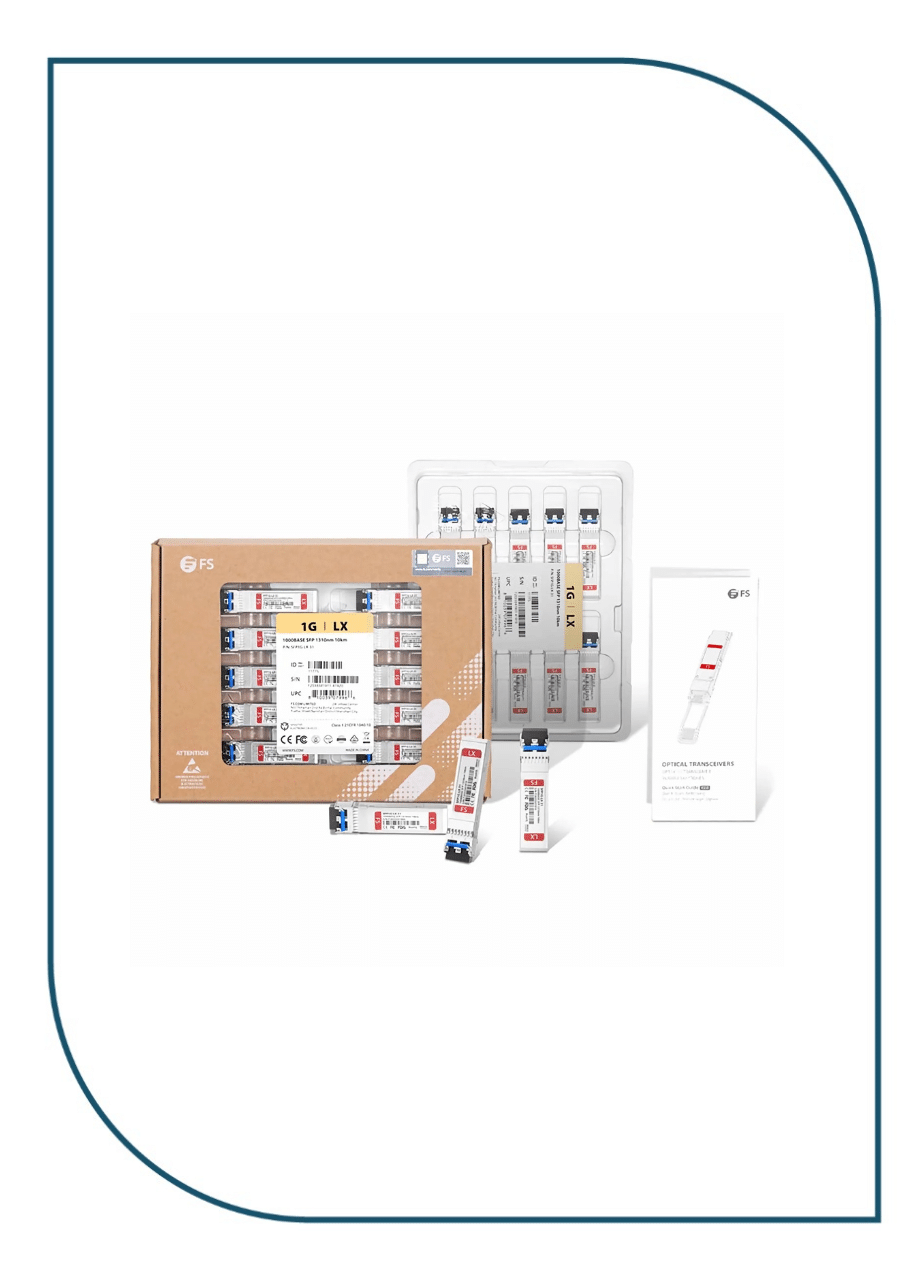HPE (JD119A) Compatible 1000BASE-LX SFP 1310nm 10km Duplex LC/UPC SMF Transceiver Module JD119A